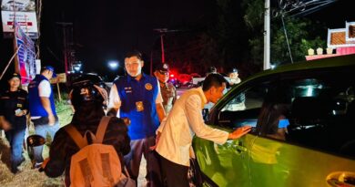โคราชเข้มตรวจจุดสกัดกลางคืน เรียกตรวจรถเกือบ 100 คัน สุ่มตรวจปัสสาวะ 32 ราย สแกนหายาเสพติด สิ่งผิดกฎหมาย อาวุธปืน 