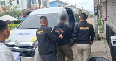 รวบหนุ่มมีอาวุธปืนลูกซอง พร้อมกระสุน 8 นัด ไม่ได้รับอนุญาต
