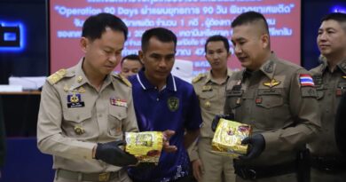 ตำรวจบุรีรัมย์จับกุมเครือข่ายยาเสพติดตามแผน “Operation 90 Days ผ่าแผนยุทธการ 90 วัน พิฆาตยาเสพติด” จับกุมผู้ต้องหาคดียาเสพติด