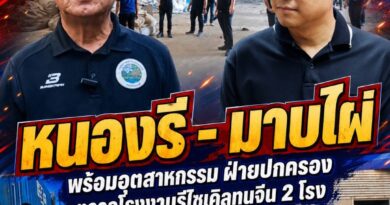 หนองรี – มาบไผ่พร้อมอุตสาหกรรมจังหวัดชลบุรีฝ่ายปกครองอำเภอเมืองชลบุรีและนายกเทศบาลตำบลหนองรีพร้อม อบต.มาบไผ่ตรวจโรงงานรีไซเคิลทุนจีน 2 โรงลักลอบย่อยขยะอิเล็กทรอนิกส์อันตรายถูกสั่งปิดไปเมื่อปี2568แต่ยังฝ่าฝืนแอบขนชขยะเข้ามาโดยไม่เกรงกลัวกฎหมาย   