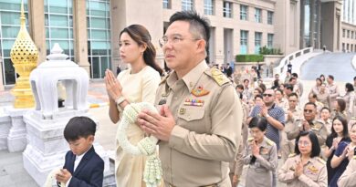 ปลัดกระทรวงยุติธรรม สักการะสิ่งศักดิ์สิทธิ์ประจำกระทรวงยุติธรรม พร้อมผลักดันนโยบายรัฐบาลไปสู่การปฏิบัติ เน้นทำงานเร็ว เข้าถึง โดนใจ