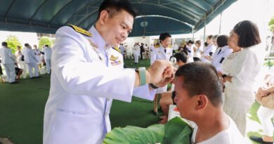 น้อมรำลึกพระกรุณาธิคุณ ป.ป.ส. จัดอุปสมบทหมู่ 48 รูป ถวายพระกุศล “เจ้าฟ้าพัชรกิติยาภาฯ” สานต่อพระปณิธานแก้ปัญหายาเสพติด