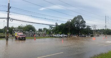 ปราจีนบุรี- (คืบหน้า) ฝนกระจายทั่วปราจีนฯ 500 มม. น้ำป่าทะลัก 3 อำเภอ! สั่งเร่งกู้สาย 304 คลี่คลาย-เอ่อท่วมตลาดเก่า 100 ปี