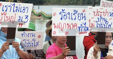 สกลนคร ฮือไล่ ผญบ.ปมขวางแรงศรัทธาปู่ศรีสุพรรณนาคราช เจ้าตัวชี้ชาวบ่านรุกอ่างชลประทาน