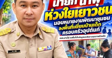 นายก น้ำพุ” ห่วงใยเยาวชน มอบหมายงานพัฒนาชุมชนลงพื้นที่เยี่ยมบ้านเด็กครอบครัวอุปถัมภ์