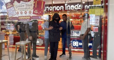  ปทุมธานี ตร.คุมตัวโจรฮู้ดดำทำแผนควงปืนปลอมปล้นทอง 3.5 ล้านบาท ร้านทอง บางกอกโกลด์ส สามโคก ผู้ต้องหาบอกรอให้เรื่องเงียบจะนำทองไปขาย แต่ไม่รอด! 