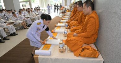 ศาลยุติธรรมจัดพิธีบำเพ็ญกุศลครบ 100 วัน (สตมวาร) ถวายแด่สมเด็จพระเจ้าลูกเธอ