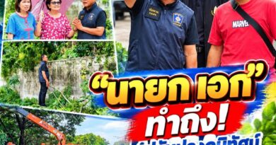 นายกเอก”   ทำถึง! ลุยปรับปรุงภูมิทัศน์ ตัดแต่งต้นไม้ลดความเสี่ยง พร้อมรับฟังปัญหาชาวบ้าน เร่งแก้ไขทุกความเดือดร้อน
