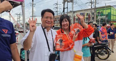 นนทบุรี ชาวนนท์หนุน “ผึ้งหลวง” ตามผลนิด้าโพล ด้าน “เดชรัต” ชี้คะแนนสูสีไม่หวั่น ขอท้าชนปักธงสู้ 2 สัปดาห์สุดท้าย