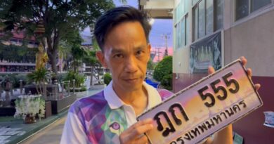 นนทบุรี ป้ายทะเบียนทะลักล้นโรงพัก! โผล่อีก 1,000 แผ่น ตร.ปากเกร็ดวอนเจ้าของติดต่อรับคืน ราคาสูงสุดแผ่นละ 1 แสนบาท 