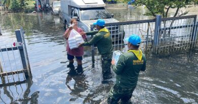 ปทุมธานี ชาวบ้านหนองสามวังทุกข์ระทมน้ำท่วมขังนาน2สัปดาห์ต้องใช้เรือแทนรถแถมผวาปลิงโผล่จำนวนมากขณะที่จังหวัดเร่งสำรวจผู้เดือดร้อนและแจกจ่ายข้าวชาวบ้านที่ติดในบ้านออกมาไม่ได้