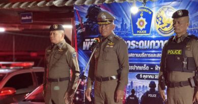 นนทบุรี รองผบช.ภ.1 ปล่อยแถว 100 นาย ระดมกวาดล้างอาชญากรรม จัดระเบียบสังคมกวดขันสถานบริการ-คุมเข้มทั่วนนท์ 