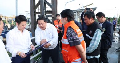 ปทุมธานี ภราดร สั่งเร่งลดระดับน้ำรังสิตติดตั้งไฮโดรโฟลว์ 4 เครื่องดันน้ำออกเจ้าพระยาลดระดับน้ำรังสิตใต้ก่อนเปิดทางรับมวลน้ำฝั่งนครนายก