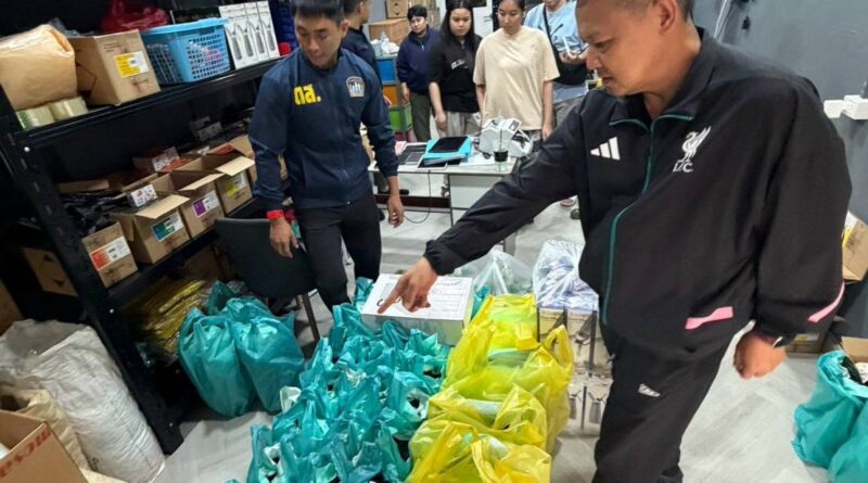 ดส.ทลายแหล่งผลิตขายแก๊สหัวเราะยึดลูกโป่ง-แก๊วรวมกว่า 50,000 ชิ้น ส่งขายผับดังย่านข้าวสาร