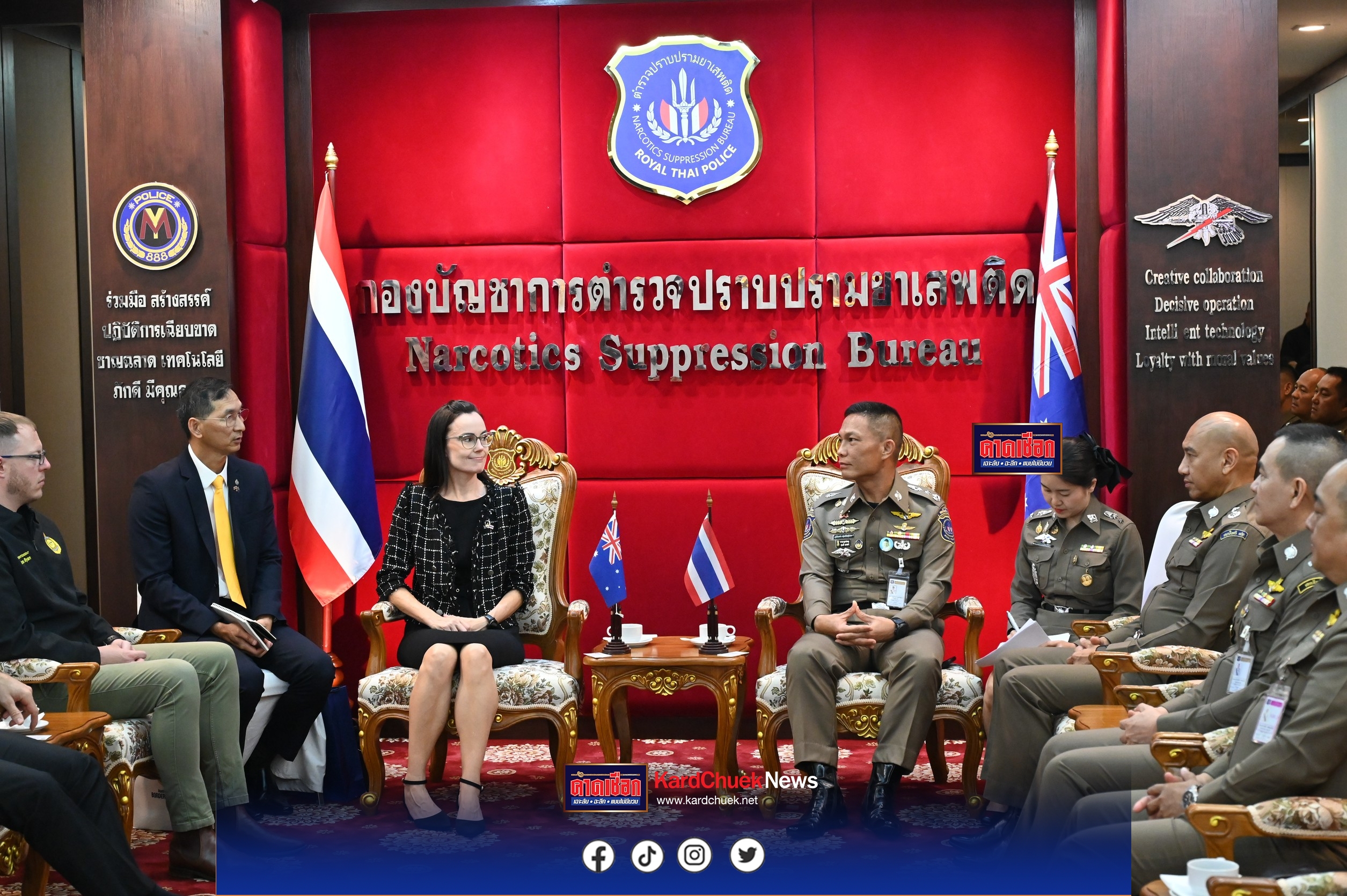 ตำรวจปราบยาเสพติด ผนึก AFP ออสเตรเลีย สกัดอาชญากรรมข้ามชาติ   ลุยยาเสพติด – ฉ้อโกง – ฟอกเงิน